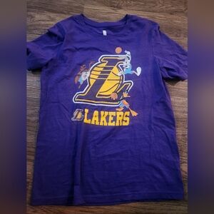 Purple Lakers Graphic T-Shirt